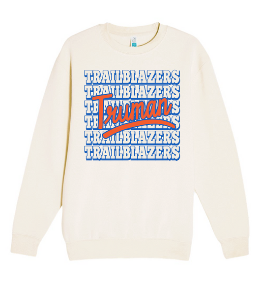 Truman "Stack Script" Design Lane Seven Crewneck Sweatshirt