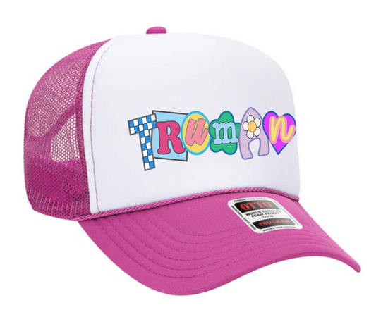 Truman "Scrapbook" Design Trucker Hat