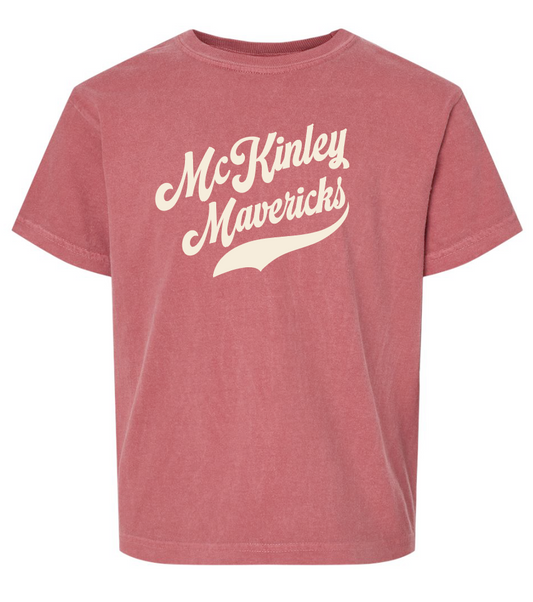 McKinley "Simple Script" Design Comfort Colors S/S t-shirt (red)