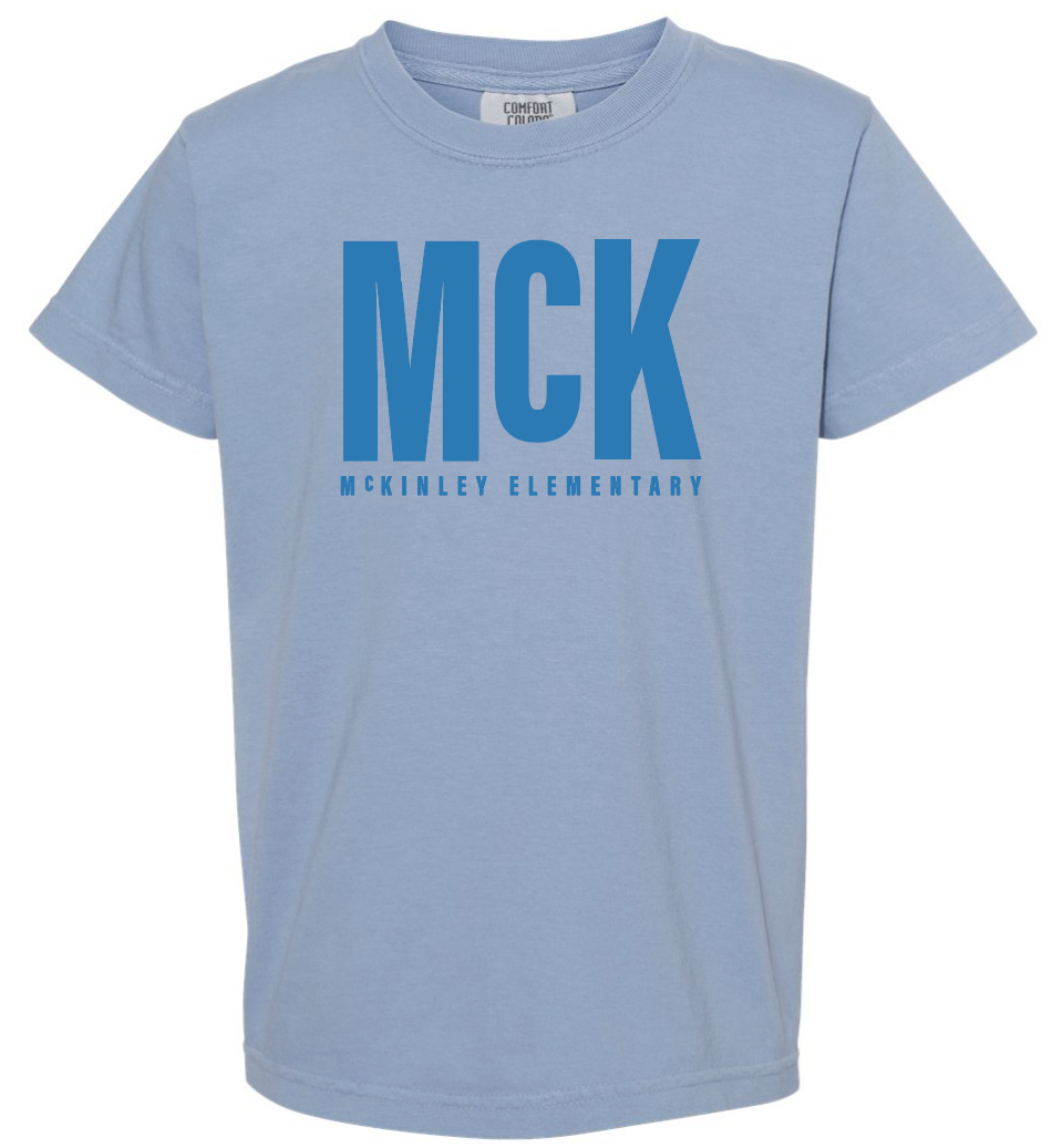 McKinley "McK" Design Comfort Colors S/S t-shirt (denim)