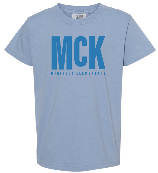McKinley "McK" Design Comfort Colors S/S t-shirt (denim)