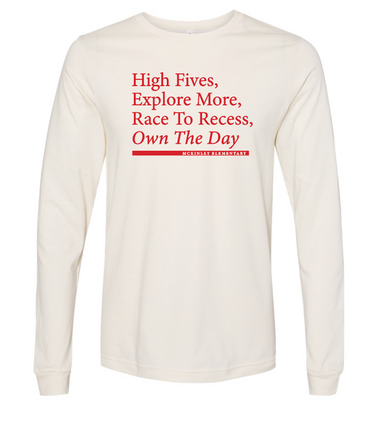 McKinley "High Five" Design BellaCanvas L/S t-shirt