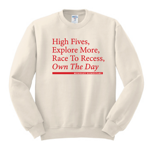 McKinley "High Five" Design Crewneck Sweatshirt
