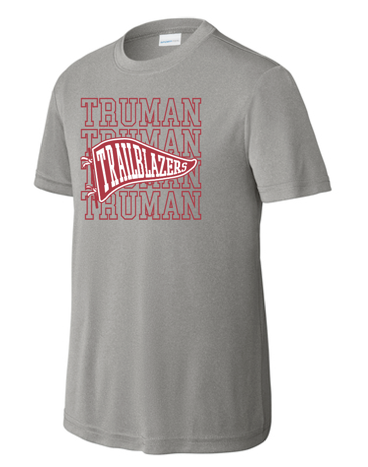 Truman "Pennant" Design Moisture Wicking S/S T-shirt