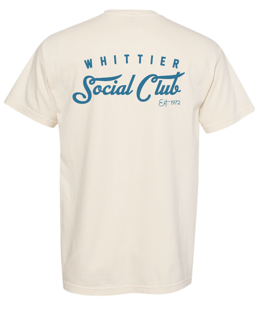 Whittier "Social Club" Design Gildan S/S T-shirt
