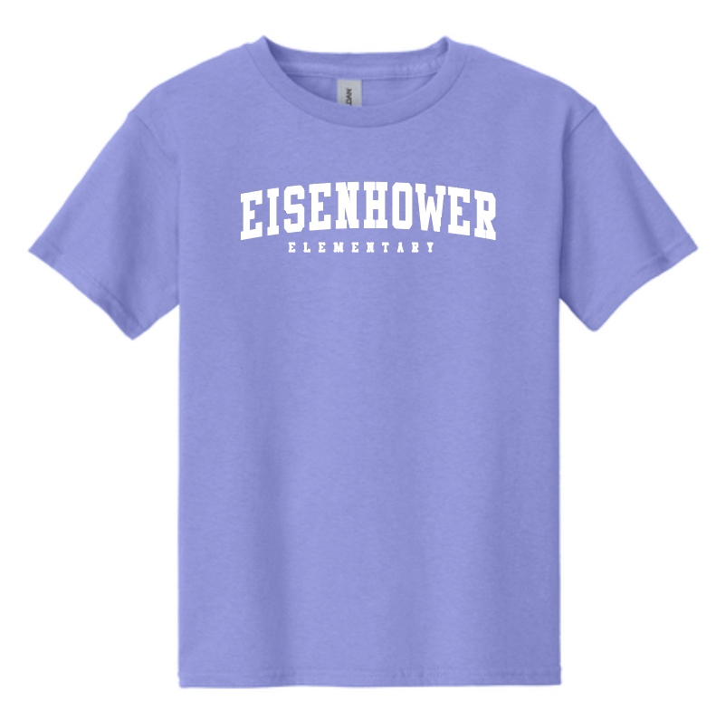 Eisenhower "Simple Arch" Design Gildan S/S T-shirt (violet)