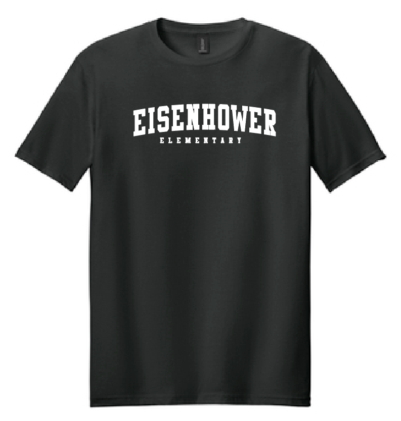 Eisenhower "Simple Arch" Design Gildan S/S T-shirt (black)