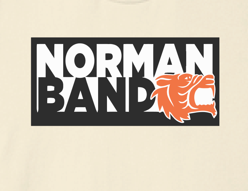 NHS Band "Block Logo" Design Jerzees Sweatshirt (cream)