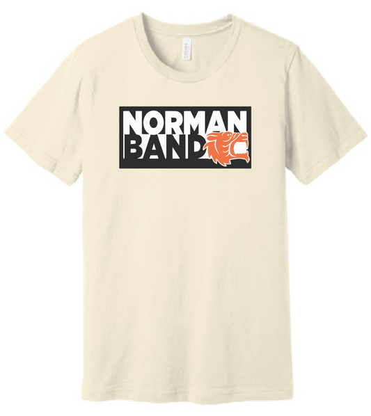 NHS Band "Block Logo" Design Softstyle S/S T-shirt (natural)