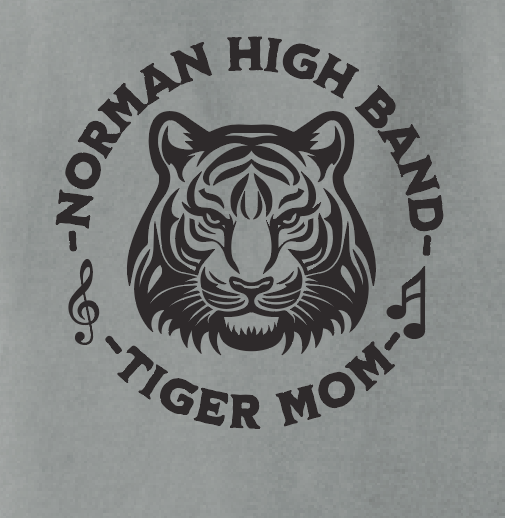 NHS Band "Tiger Mom" Design Comfort Colors S/S T-shirt (granite)