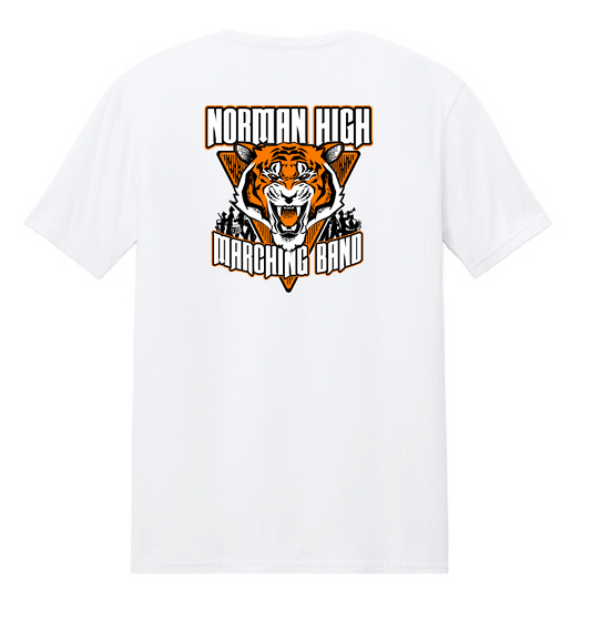 NHS Band "Marching Band" Design Softstyle S/S T-shirt (white)