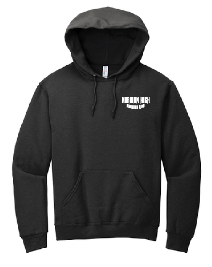 NHS Band "Marching Band" Design Jerzees Hooded Sweatshirt (black)