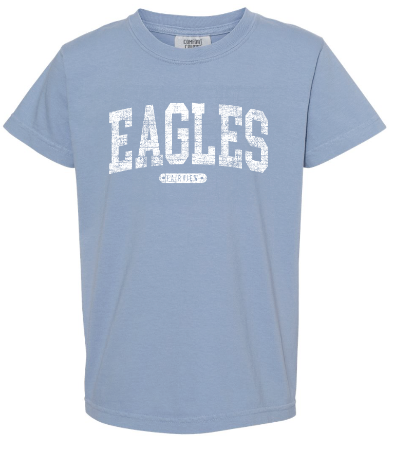 Fairview "Simple Arch" Design Comfort Colors S/S T-shirt (blue)