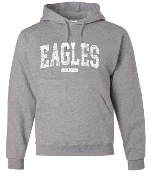 Fairview "Simple Arch" Design Gildan Hooded Sweatshirt