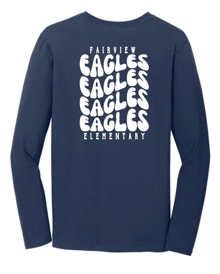 Fairview "Wavy" Design BellaCanvas L/S T-shirt