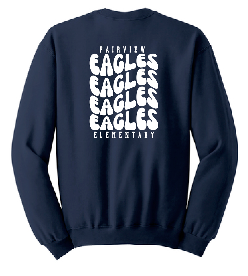 Fairview "Wavy" Design Gildan Sweatshirt