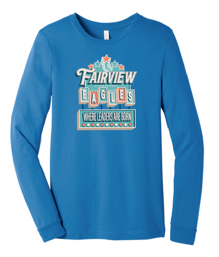 Fairview "Vintage Sign" Design Gildan L/S T-shirt
