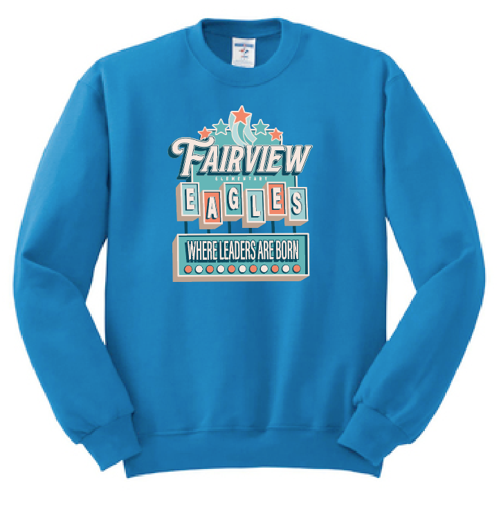 Fairview "Vintage Sign" Design Gildan Sweatshirt