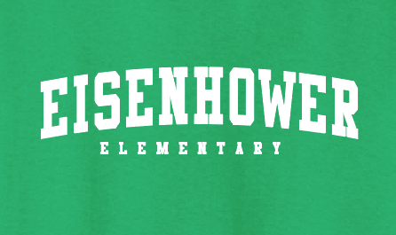Eisenhower "Simple Arch" Design Gildan S/S T-shirt (green)