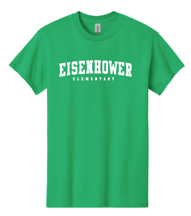 Eisenhower "Simple Arch" Design Gildan S/S T-shirt (green)