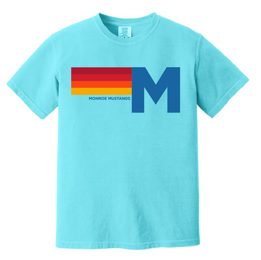 Monroe "Aviator Nation" Design S/S T-shirt (lagoon)