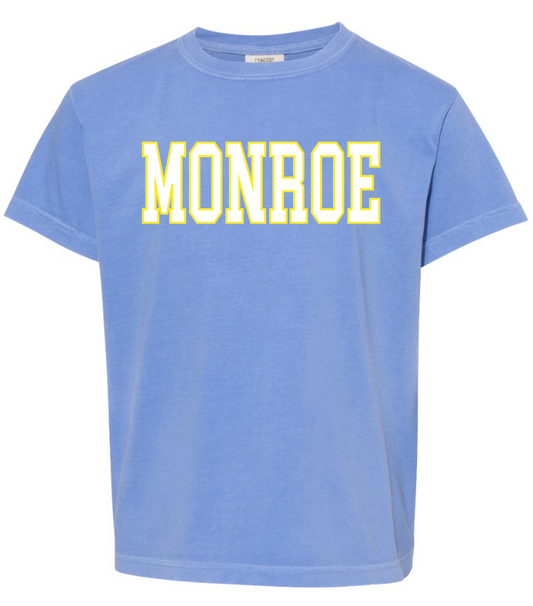 Monroe "Athletic Block" Design S/S T-shirt