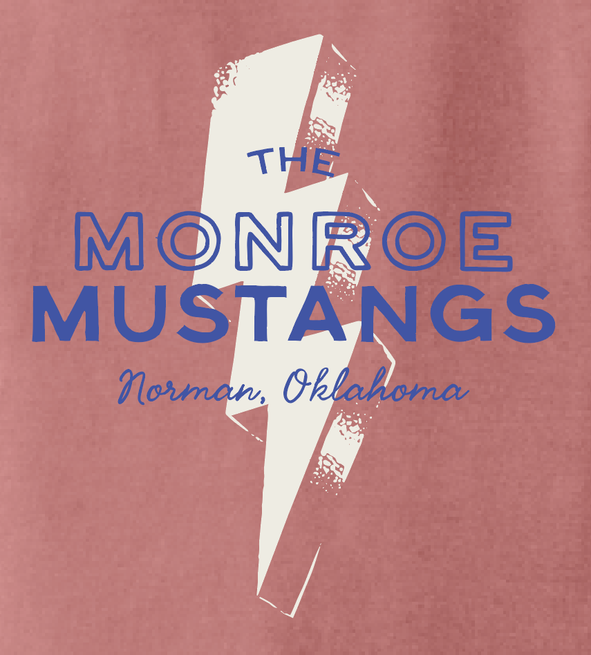 Monroe "Bolt" Design S/S T-shirt (crimson)