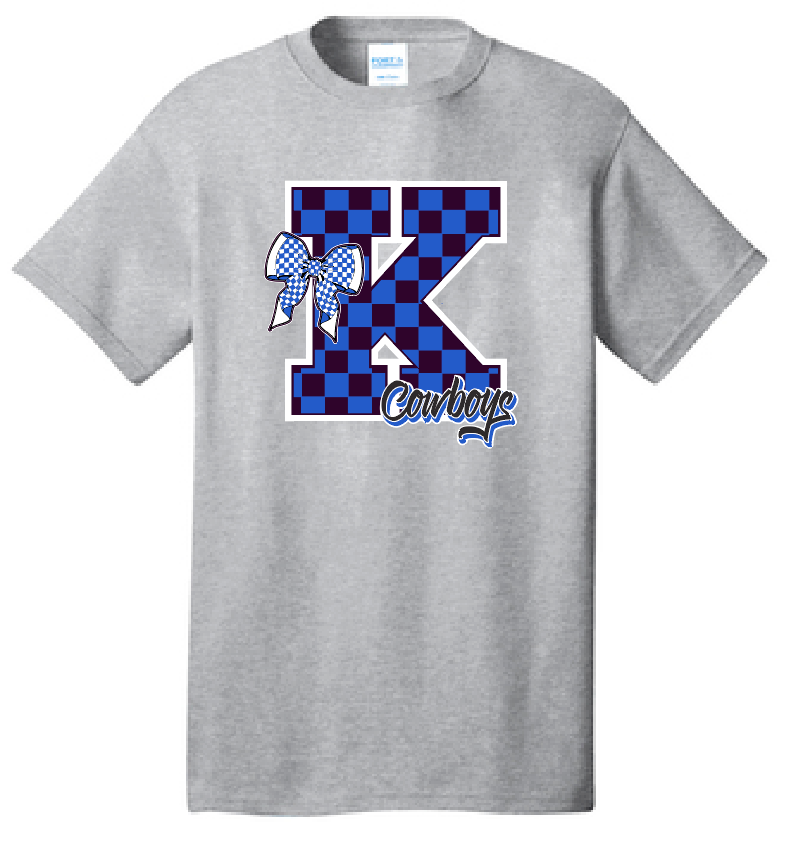 Kennedy "Checker K" Design S/S T-shirt (heather)