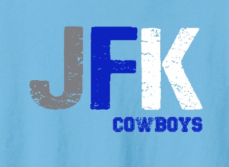 Kennedy "JFK" Design S/S T-shirt (aqua)