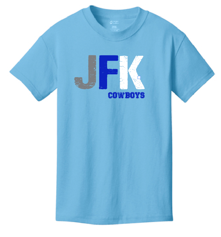 Kennedy "JFK" Design S/S T-shirt (aqua)