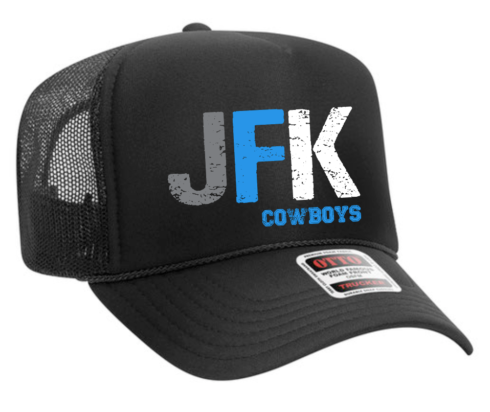 Kennedy "JFK" Design Trucker Hat (black)