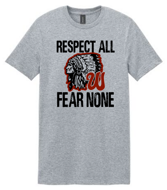 Wynnewood "Respect All" Design Gildan S/S T-shirt
