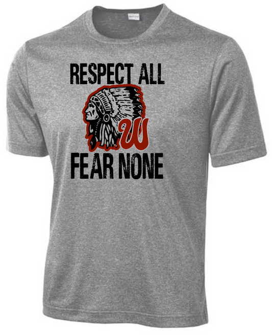 Wynnewood "Respect All" Design S/S Dri-fit T-shirt