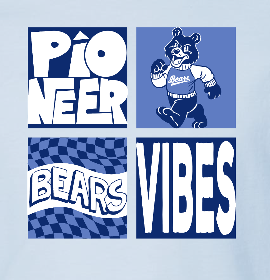 Pioneer "Vibes" Design S/S T-shirt (blue)