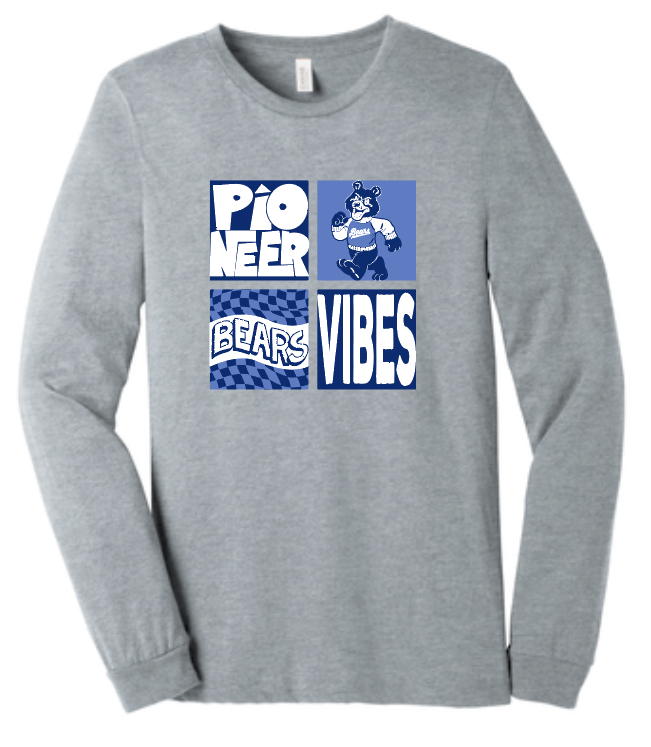 Pioneer "Vibes" Design L/S T-shirt (heather)