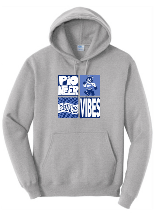 Pioneer "Vibes" Design Hooded Sweatshirt (heather)
