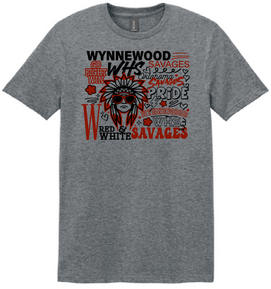 Wynnewood "Collage" Design Gildan S/S T-shirt