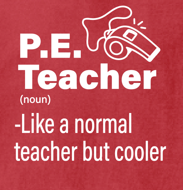 MPS PE Teachers "Whistle" Design Comfort Colors S/S T-shirt (red)