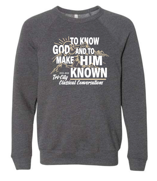 Tri City Classic Conversations Crewneck Sweatshirt (dark heather)