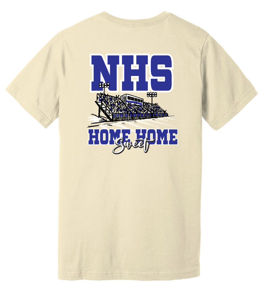 Newcastle Cheer "Home Sweet Home" Design S/S t-shirt
