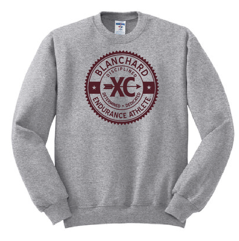 Blanchard XC "Seal" Design Crewneck Sweatshirt (heather)