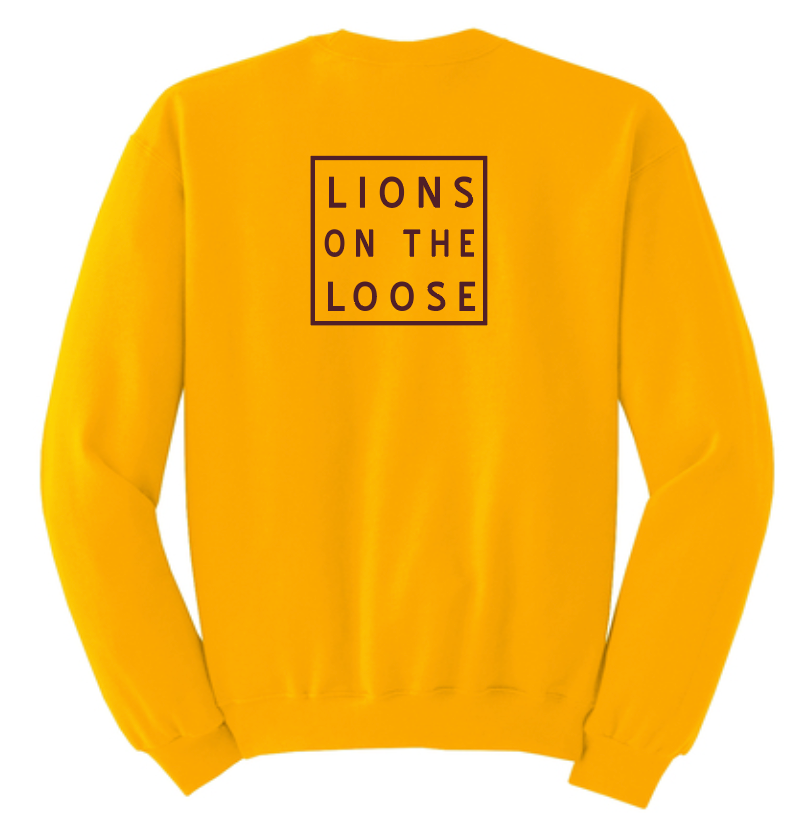 Blanchard XC "Seal" Design Crewneck Sweatshirt (gold)