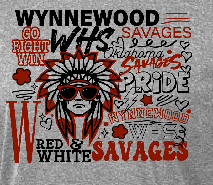 Wynnewood "Collage" Design S/S Dri-fit T-shirt