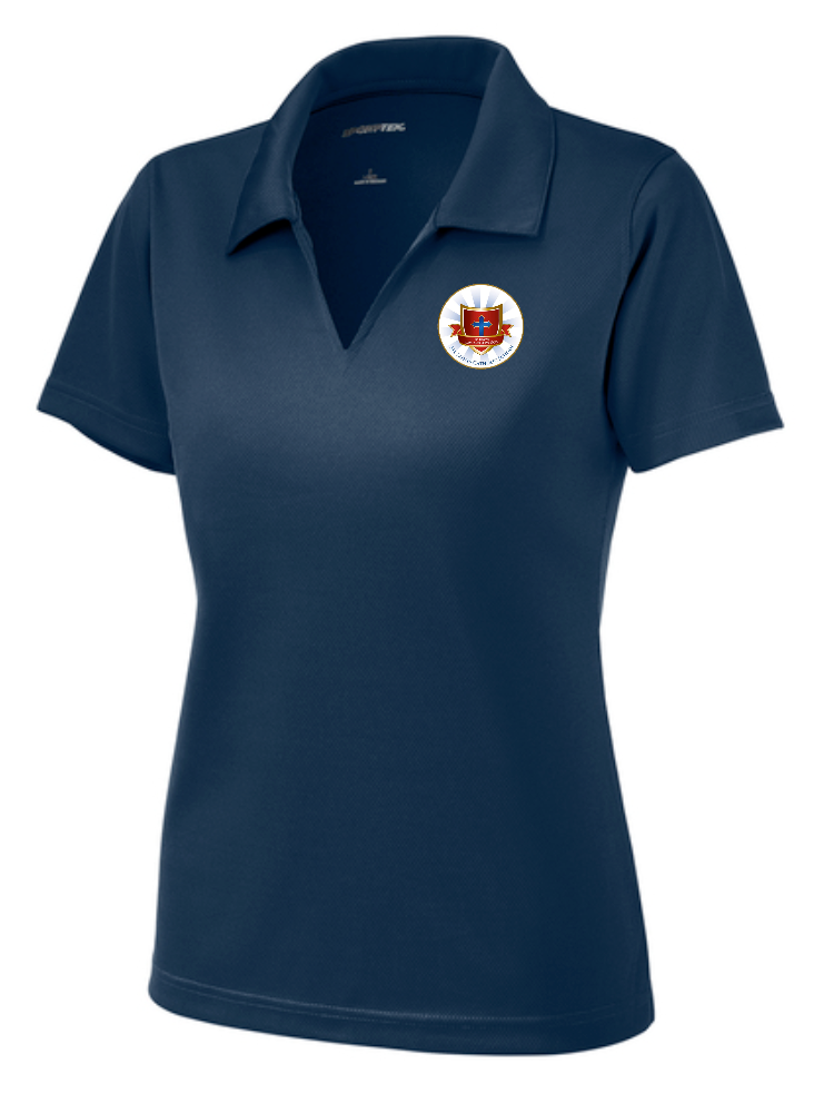ASCS Staff Women's Dri-Mesh Polo (navy)