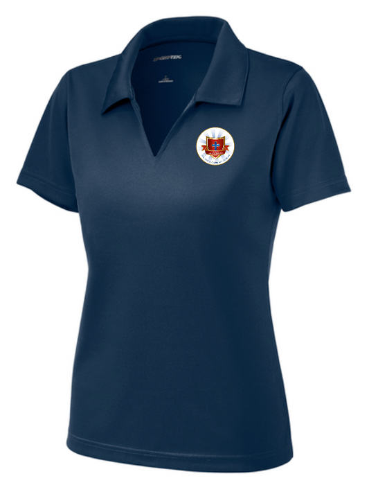 ASCS Staff Women's Dri-Mesh Polo (navy)