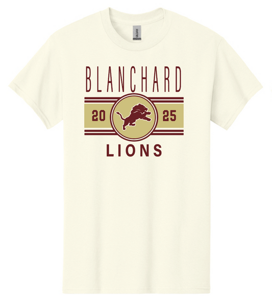 Blanchard PTO "Big Stripe" Design BellaCanvas S/S T-shirt (natural)