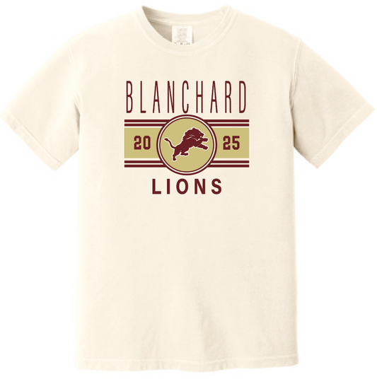 Blanchard PTO "Big Stripe" Design Comfort Colors S/S T-shirt (ivory)