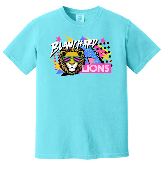 Blanchard PTO "90's Blast" Design Comfort Colors S/S T-shirt (adult)(lagoon)