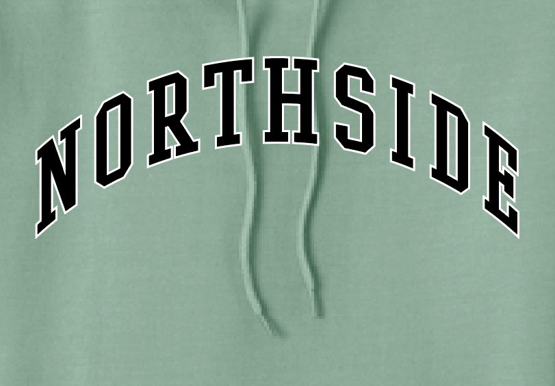 NN Girls Soccer "Arch" Design Hooded Sweatshirt