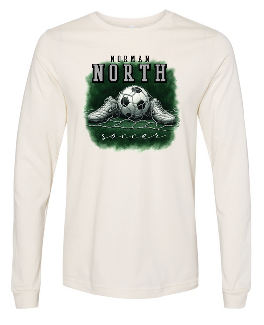 NN Girls Soccer "Still Life" Design L/S T-shirt